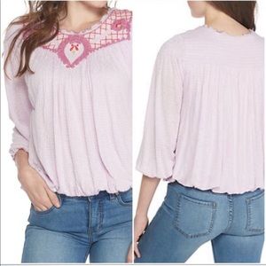 Free People | Begonia Lilac Blouse - Size M